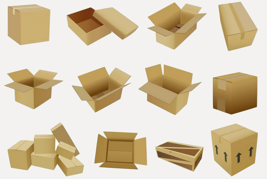 Разновидности картонных коробок
